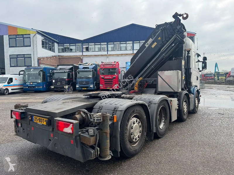 شاحنة Scania G450 8X2 EURO 6 HIAB 855-6 +...