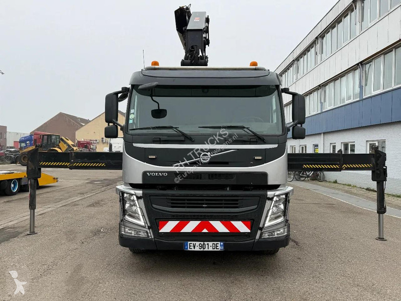 شاحنة Volvo 460 6X2 HIAB 422-6 + 2 AXLE TRAILER