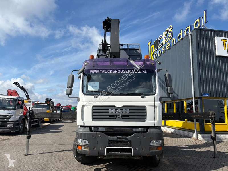 شاحنة MAN 35.440 + HIAB 322 E-7 HIPRO + TIPPER...