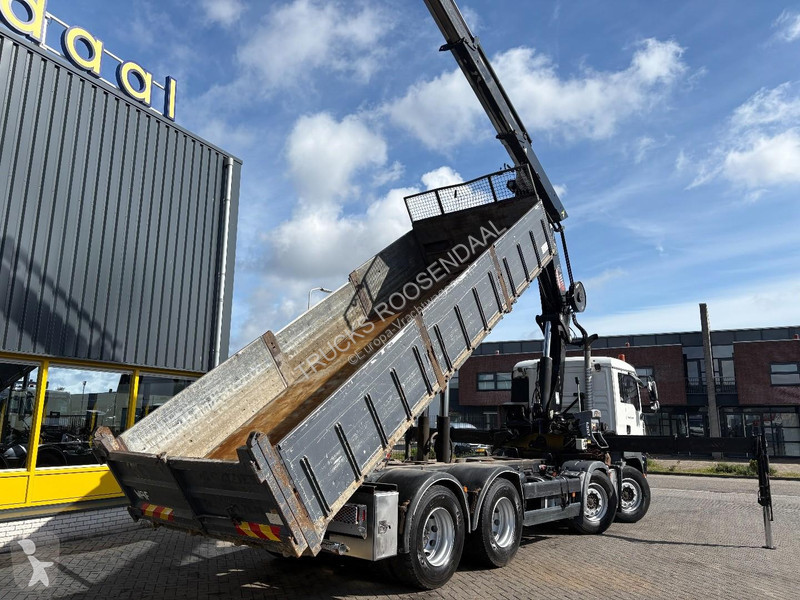 شاحنة MAN 35.440 + HIAB 322 E-7 HIPRO + TIPPER...