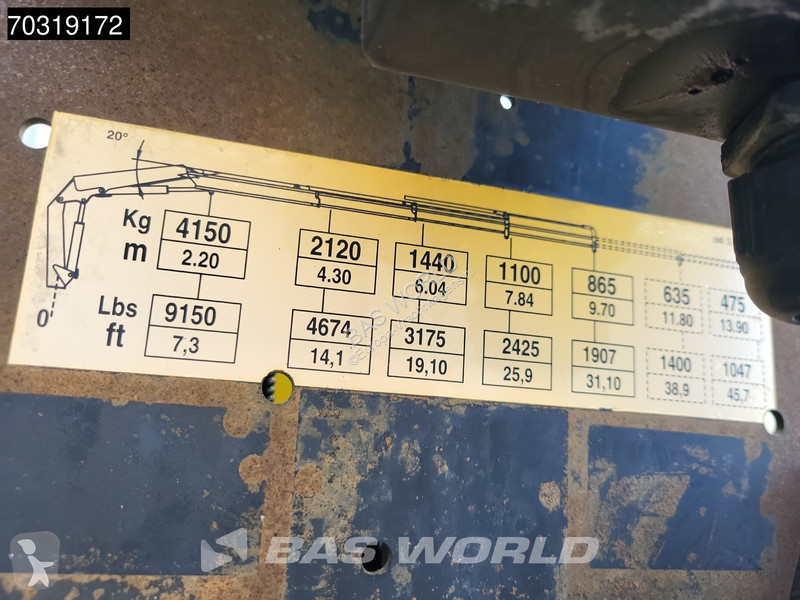 شاحنة Iveco 180E250 4X2 HYVA V911 3S Kran Crane...