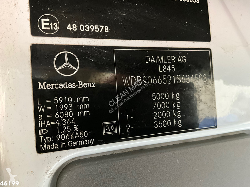 شاحنة Mercedes 516 CDI High Pressure unit