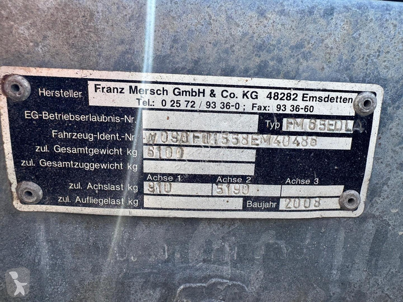 Camion Mercedes 824 + TRAILER 2008 DE REMA 1 AXLE