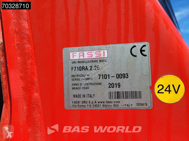 شاحنة Scania 450 8X4 FASSI F710RA.2.25 Crane...