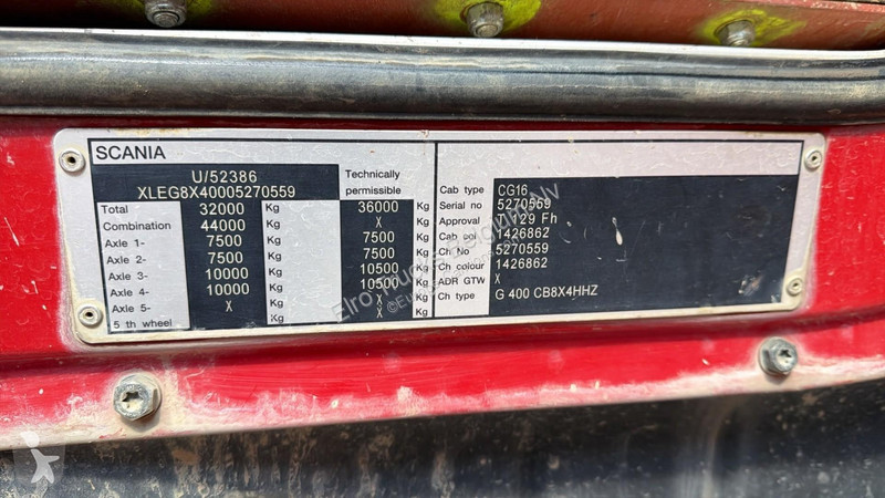 شاحنة Scania G 400 (GRANDES EJES / BEGIAN TRUCK...