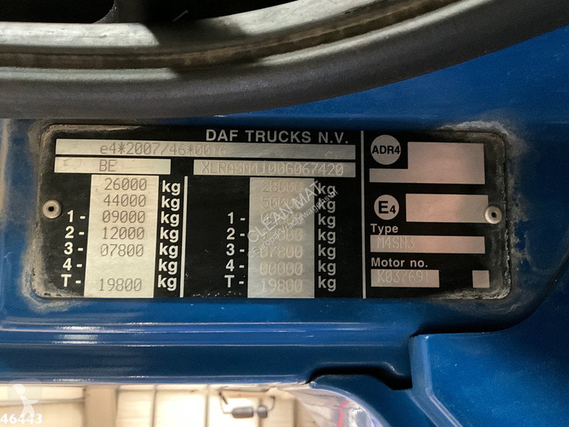 شاحنة DAF FAS  400 Euro 6 VDL 21 Ton...