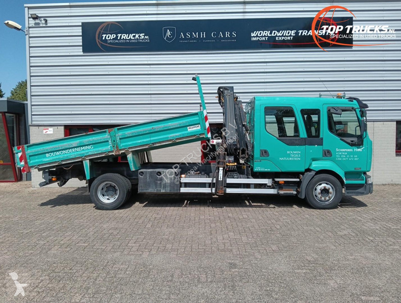 شاحنة Renault 220 DCI Hiab 9TM Kraan, Crane,...