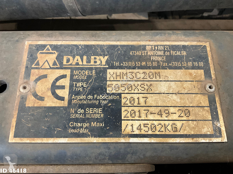 شاحنة DAF FAN  480 Euro 6 haakarmsysteem