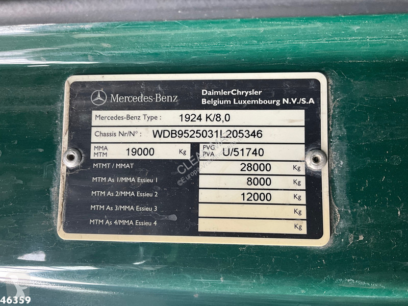 Camion Mercedes 1824 Manual Full steel HMF 12...