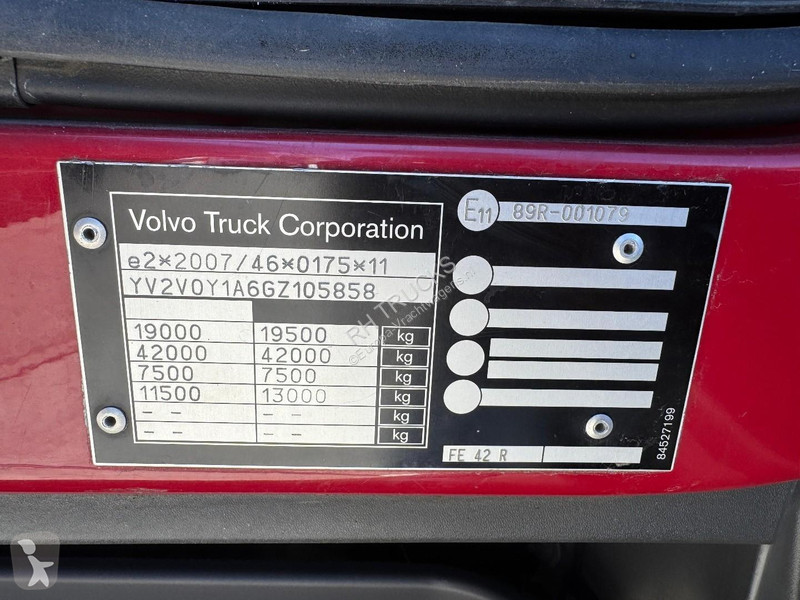 Camion Volvo 280 4X2 EURO 6 + DHOLLANDIA LIFT...