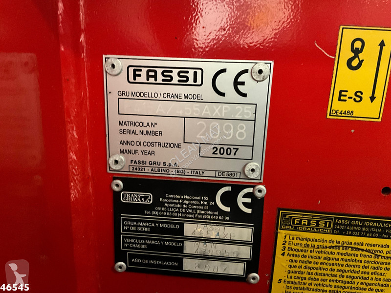 Camión MAN TGA 6x4 Full Steel Manual Fassi 45...