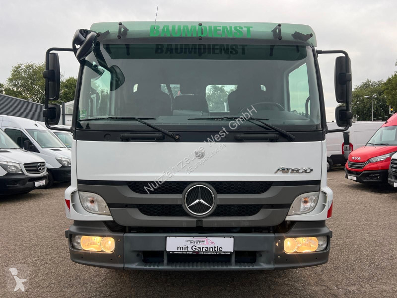 Camion Mercedes 818 Meiller Kipper Palfinger Kran