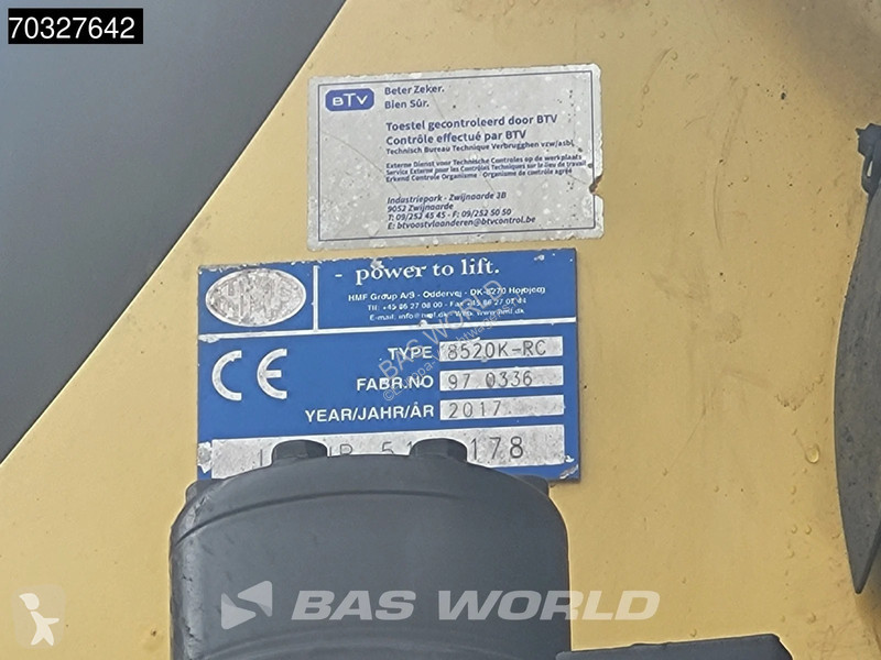 Teherautó Volvo 540  8X4 HMF8520K-RC + JIB K6...