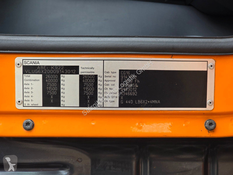 Camión Scania 440 B6X2*4MNA | ADR | Retader |...