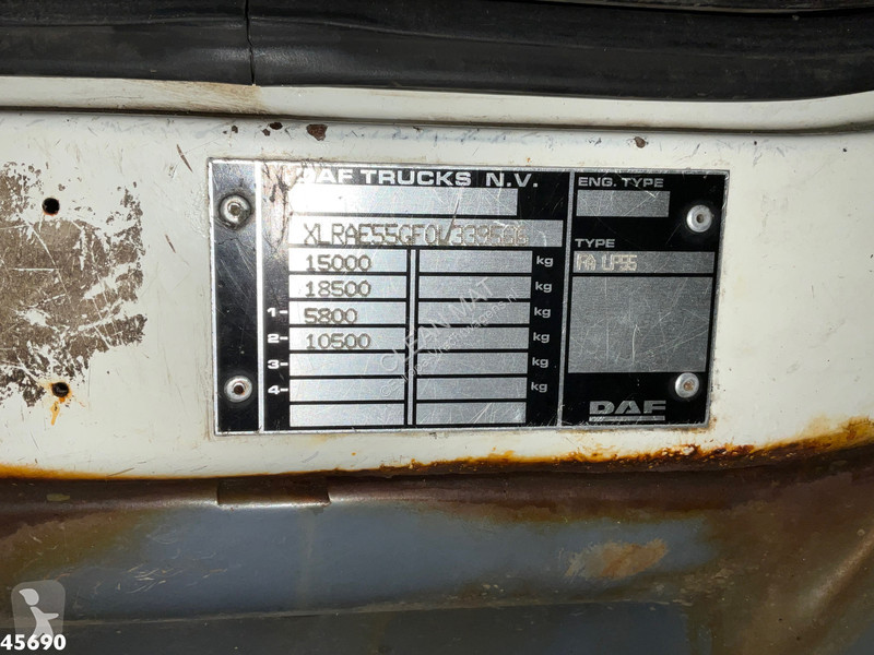 DAF LF 220 HMF 10 Tonmeter laadkraan Just...