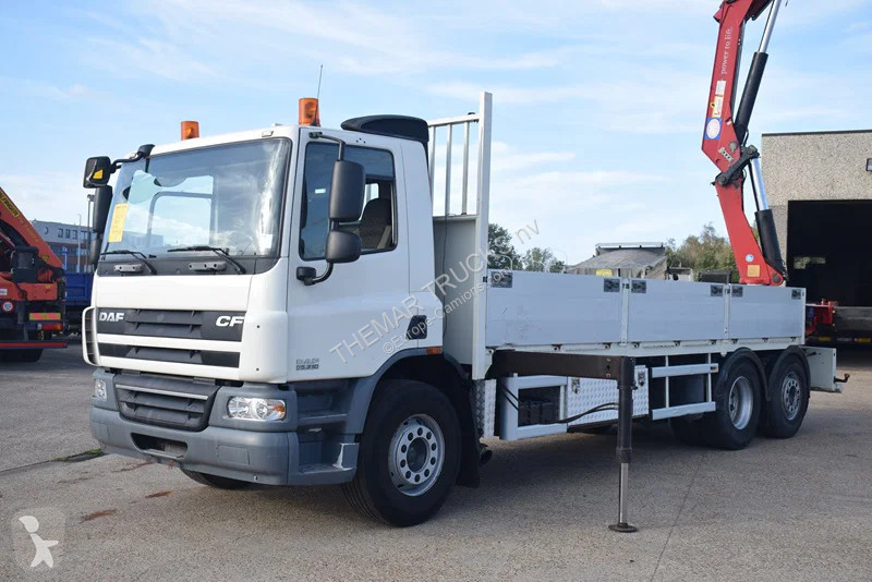 Camion DAF 75310 +HMF 3000 Powerlift crane 30T...
