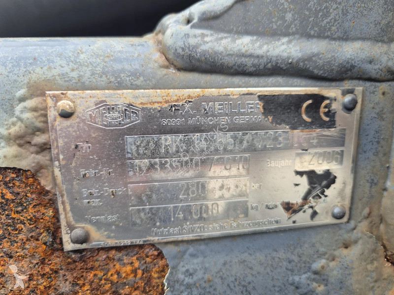 Teherautó Mercedes 1823 MEILLER 14 TON HOOK...