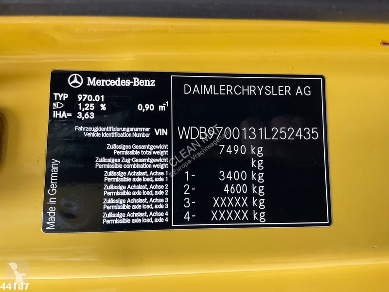 Kamion Mercedes 815 Wumag Elevant 17 meter...