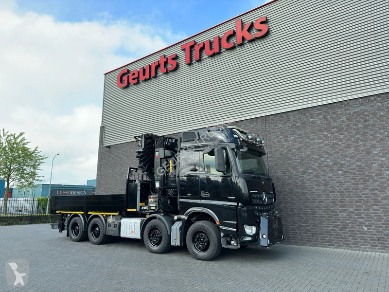 Camion Mercedes 3251 8X4 + HIAB 1058 E-8 + JIB...