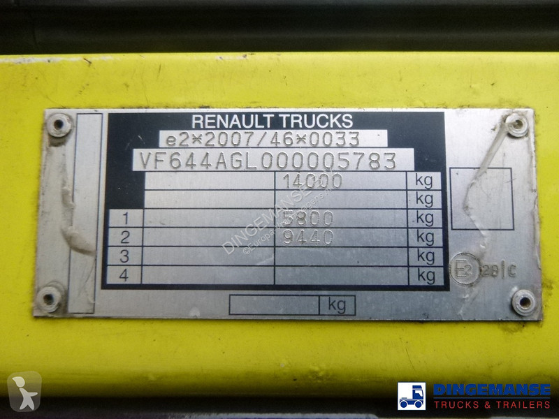 Camion Renault 180.14 dxi 4x2 RHD Euro 5 vacuum...