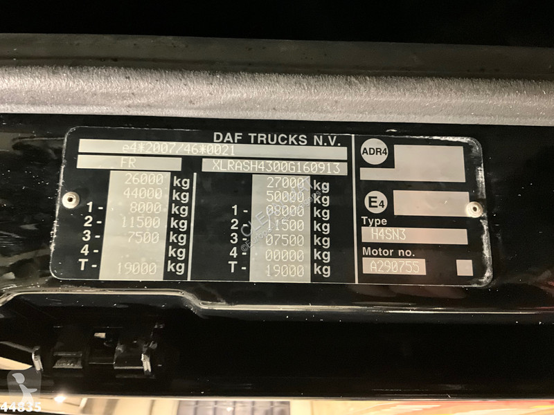 Kamion DAF FAN  Euro 6 Hyvalift 18 Ton...