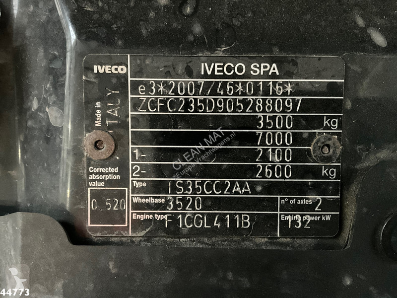 Camion Iveco 35C18 RIONED hogedrukwater...