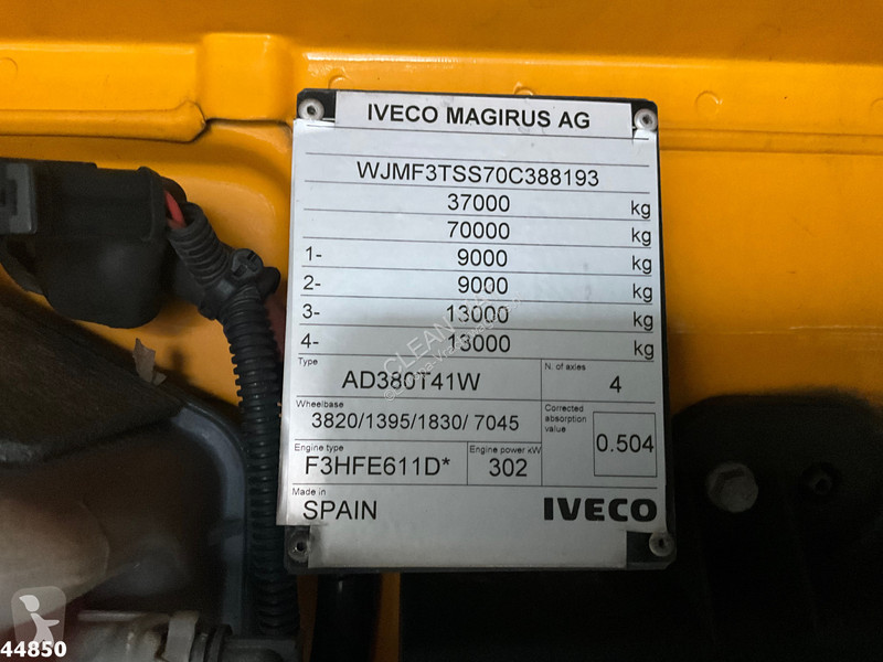 Camion Iveco AD380T41W 8x6 Euro 6 HMF 19...