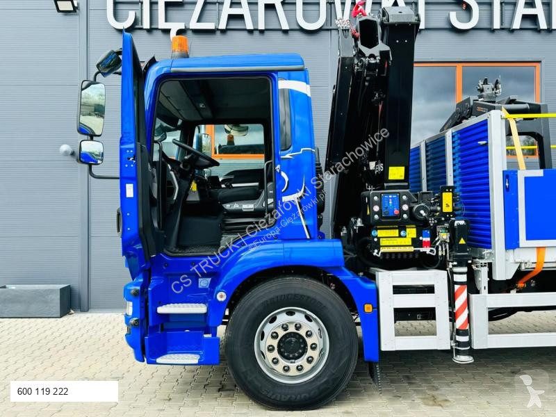 Kamion MAN MAN TGM 18.250 skrzyniowy z HDS /...