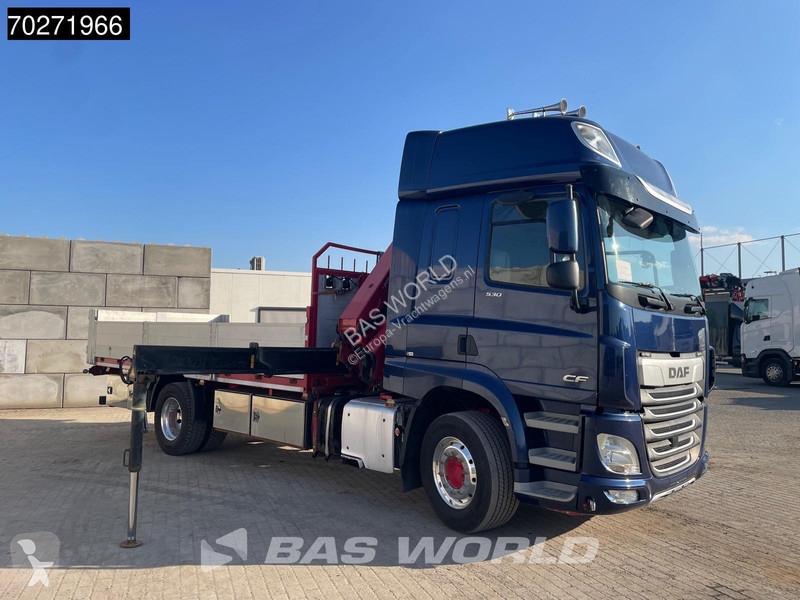 Camion DAF 530 4X2 HMF 1820-RC Kran Crane...