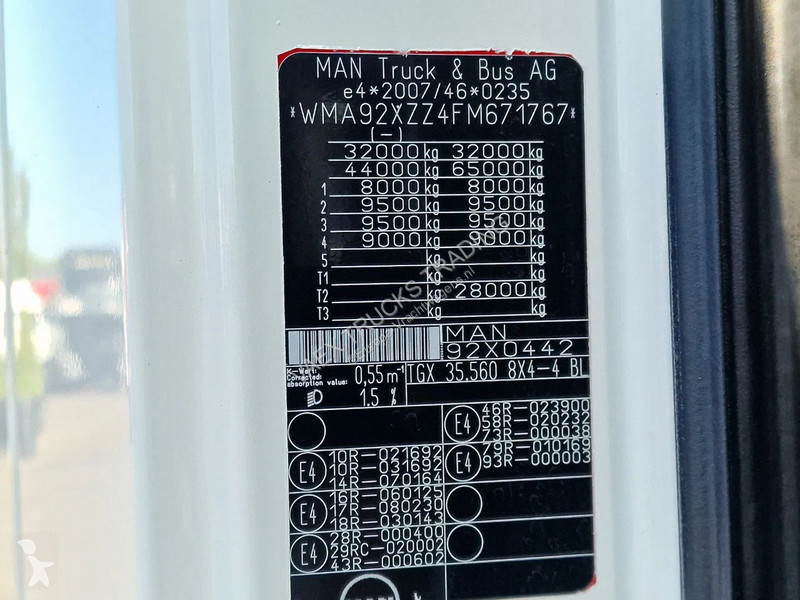 Kamion MAN 32.560 8x4*4 - Cable system -...