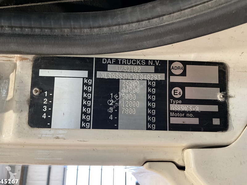 Kamion DAF FAS 85  410 Effer 16 Tonmeter laadkraan