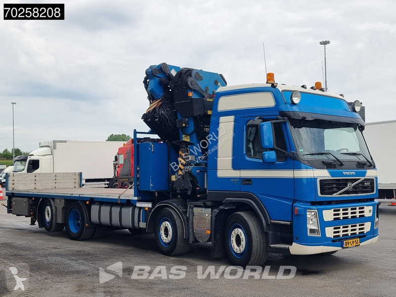 Camion Volvo FM 440 8X2 Palfinger PK02 + JIB +...