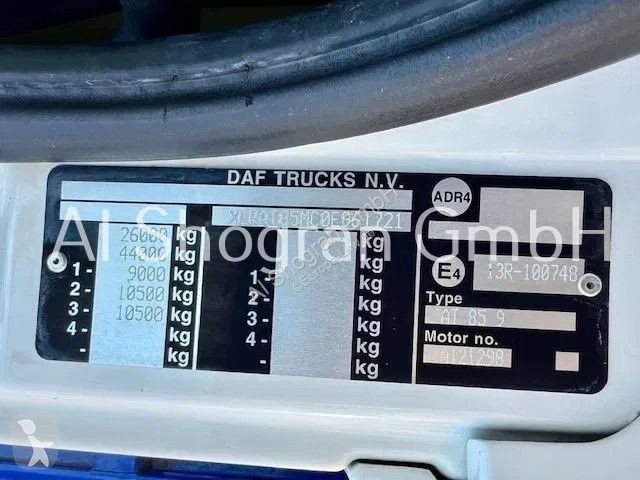 Kamion DAF 85410 Palfinger PK18002 Mit Funk/Eu5