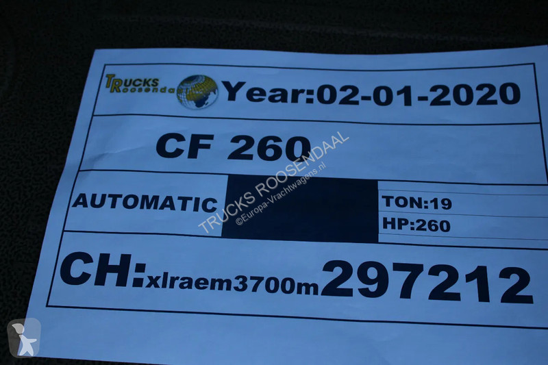 Kamion DAF 260 + EURO 6 + LIFT