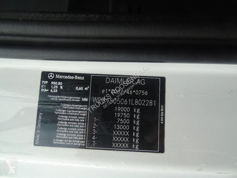Vrachtwagen Mercedes 1929 + FASSI F135 + REMOTE...