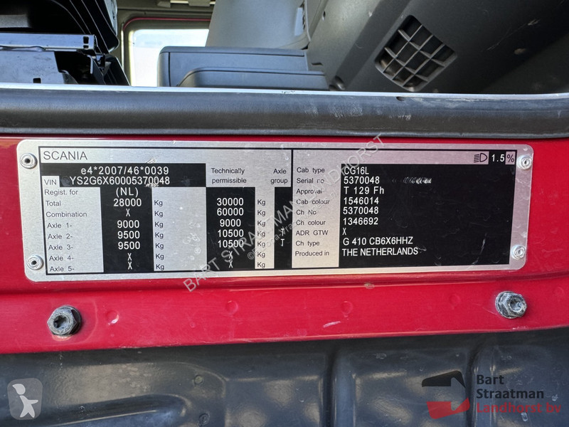 Camion Scania 410 6x6 Euro 6 met 2 zijden...