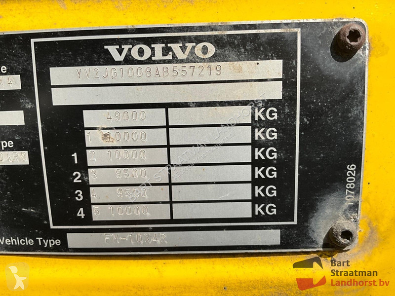 Kamion Volvo 420 10x4 Euro 5 Road Plate Car...
