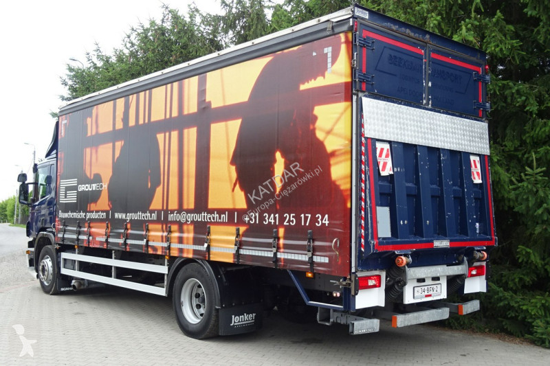 Kamion Scania P250 Euro 6 Firanka winda klapa...