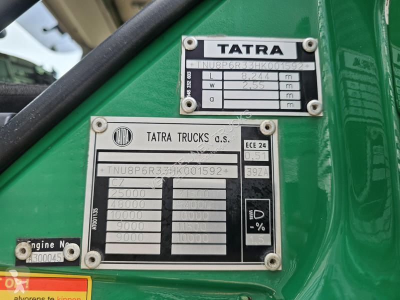 Lastbil Tatra T158/II 6X6 / HMF Z CRANE + 2...