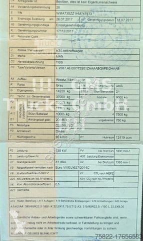 Lastbil MAN TGS / M-Tec Silosteller / 8X4 / Manual