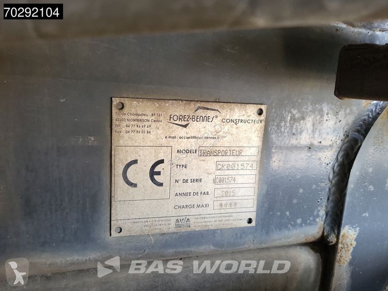 Lastbil Mercedes 2636 6X4 8m3 Forez Bennes...