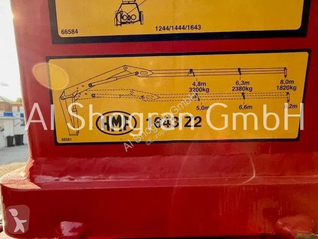 Camion Mercedes 3241 Kipper + Kran HMF 1643 -Z2...