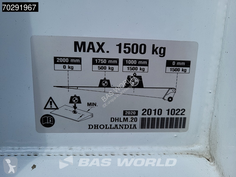 Kamion Mercedes 1221 4X2 1500kg Ladebordwand...