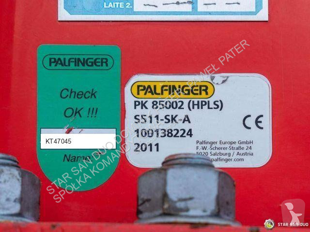 Camion Scania G450 8x2 PALFINGER PK 85002 Fly...