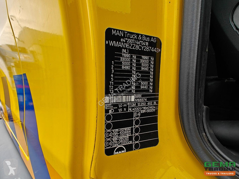 شاحنة MAN TGM 12.250 4x2 Day cab (6 pl) Euro5 -...
