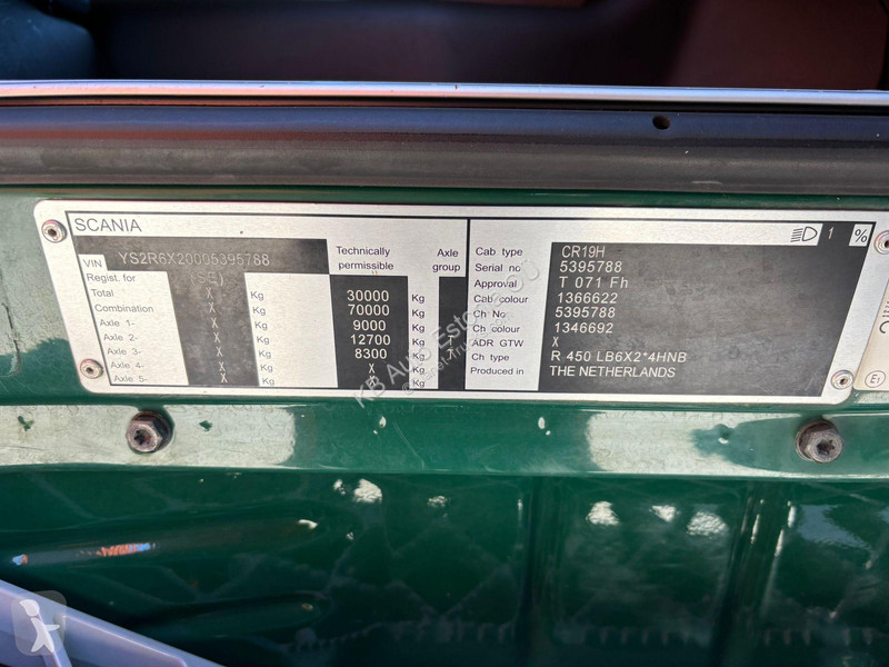 شاحنة Scania R 450 6x2*4 PK 22002 / PATFORM...