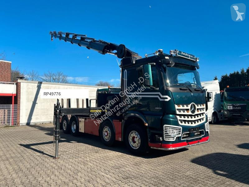 شاحنة Mercedes 3253 + HIAB 302 Kran 8x2-4 HAD...