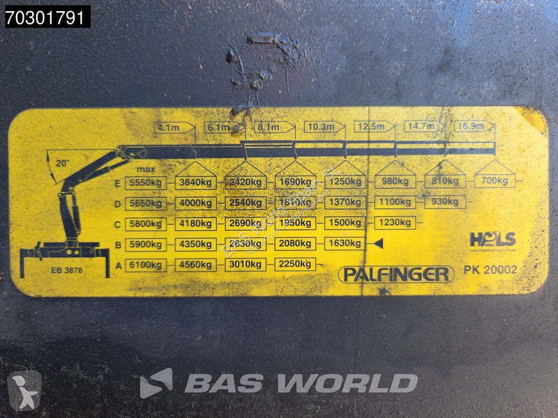 شاحنة Renault 380 6X2 Grúa Palfinger PK20002 +...