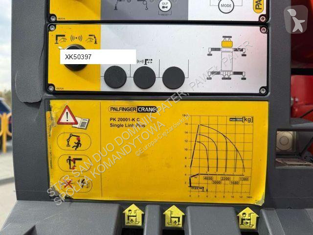 شاحنة DAF CF 410 6x4 PALFINGER PK 20001 Crane...