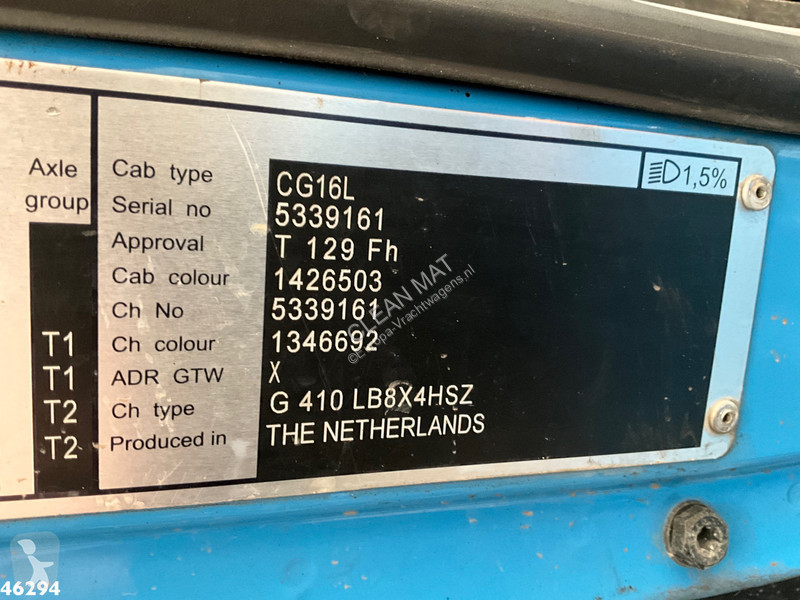 شاحنة Scania 410 Euro 6 HMF 16 Tonmeter Z-kraan
